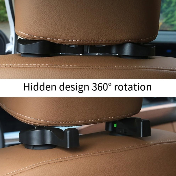 1 Pair Car Seat Back Hidden Hook