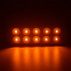 2pcs Car / Truck 10LEDs Side Marker Indicator Lights Bulb Lamp, MK-017(Orange), MK-017 (Red), MK-017 (White)