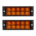 2pcs Car / Truck 10LEDs Side Marker Indicator Lights Bulb Lamp, MK-017(Orange), MK-017 (Red), MK-017 (White)