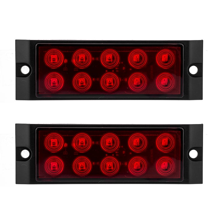 2pcs Car / Truck 10LEDs Side Marker Indicator Lights Bulb Lamp, MK-017 (White), MK-017(Orange), MK-017 (Red)