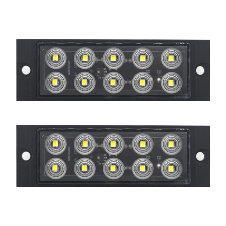2pcs Car / Truck 10LEDs Side Marker Indicator Lights Bulb Lamp, MK-017 (White), MK-017(Orange), MK-017 (Red)