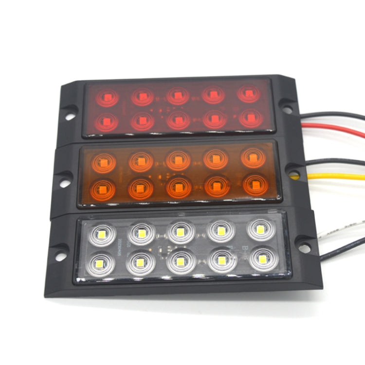2pcs Car / Truck 10LEDs Side Marker Indicator Lights Bulb Lamp, MK-017 (White), MK-017(Orange), MK-017 (Red)