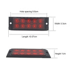 2pcs Car / Truck 10LEDs Side Marker Indicator Lights Bulb Lamp, MK-017(Orange), MK-017 (Red), MK-017 (White)