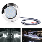 Ship / Yacht 10-30V 90LEDs Waterproof Stainless Steel Underwater Light, 10-30V White Light, 10-30V Red Light, 10-30V Green Light, 10-30V Blue Light
