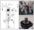 A8305 For Mercury Outboard Ignition System Distributor Cap Kit 805759Q3, 805759Q3