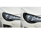 Pair Car Front Lamp Eyebrow Soft Decorative Sticker for Toyota GT86 2013-2020, For Toyota GT86 2013-2020 Front