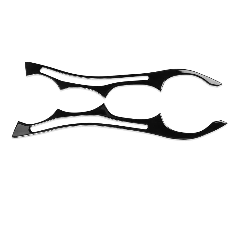Pair Car Lamp Eyebrow Soft Decorative Sticker for BMW E60 5 Series 2004-2010, For BMW E60 5 Series 2004-2010