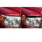 Pair Car Lamp Eyebrow Soft Decorative Sticker for Toyota Tundra 2014-2018, For Toyota Tundra 2014-2018