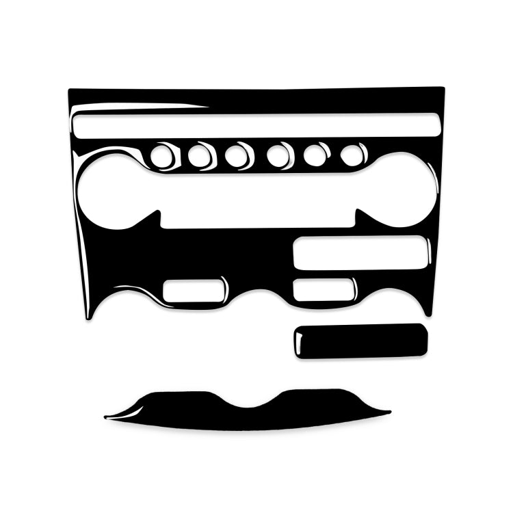For Nissan 370Z Z34 2009- 3 in 1 Car AC Adjustment Panel Decorative Sticker, Left and Right Drive Universal, 3 in 1 AC Adjustment Panel