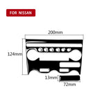 For Nissan 370Z Z34 2009- 2 in 1 Car AC Adjustment Panel Decorative Sticker, Left and Right Drive Universal, AC Adjustment Panel
