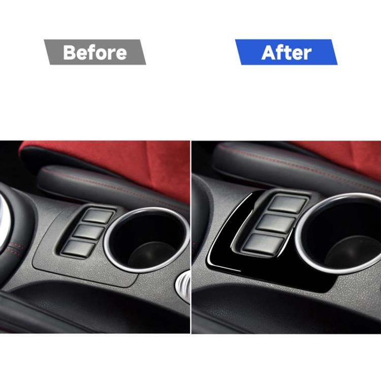 For Nissan 370Z Z34 2009- Car Central Control Heating Button Decorative Sticker, Left and Right Drive Universal, Central Control Heating Button