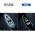 For Nissan 370Z Z34 2009- Car Driver Side Door Lift Panel with Hole Decorative Sticker, Right Drive, Driver Side Door Lift Panel with Hole, Right Drive