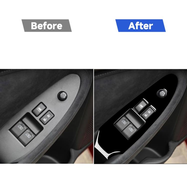 For Nissan 370Z Z34 2009- Car Driver Side Door Lift Panel Decorative Sticker, Left Drive, Driver Side Door Lift Panel, Left Drive