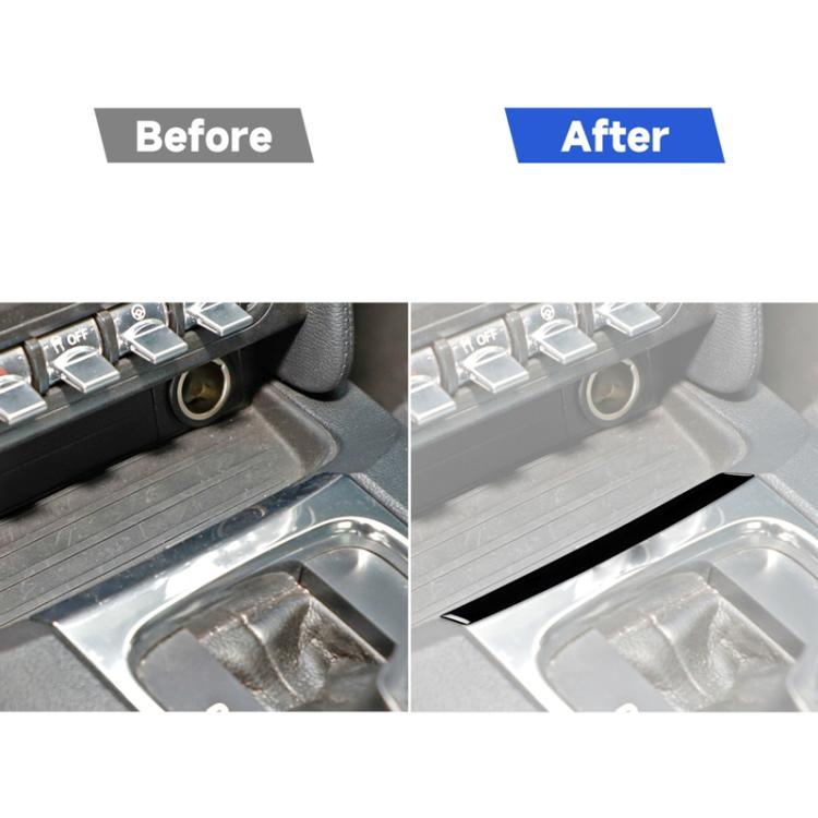 For Ford Mustang 2015-2020 Car Gear Shift Panel Decorative Sticker, Left and Right Drive Universal, Gear Shift