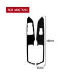 For Ford Mustang 2015-2020 Car Window Lift Decorative Sticker, Left Drive, Window Lift, Left Drive