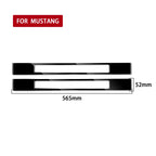 For Ford Mustang 2015-2020 Car Threshold Decorative Sticker, Left and Right Drive Universal, Threshold