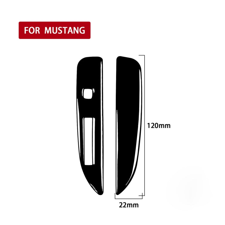For Ford Mustang 2015-2020 Car Shifter Paddle Decorative Sticker, Left Drive, Shifter Paddle, Left Drive