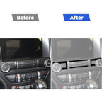 For Ford Mustang 2015-2020 Car Central Control CD Decorative Sticker, Left and Right Drive Universal, Central Control CD
