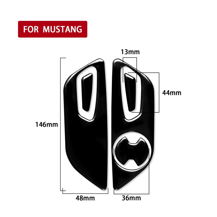 For Ford Mustang 2015-2020 Car Seat Adjustment Button Decorative Sticker, Right Drive, Seat Adjustment Button, Right Drive