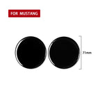 For Ford Mustang 2015-2020 Car Water Cup Holder Base Decorative Sticker, Left and Right Drive Universal, Water Cup Holder Base