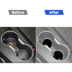 For Ford Mustang 2015-2020 Car Water Cup Holder Base Decorative Sticker, Left and Right Drive Universal, Water Cup Holder Base
