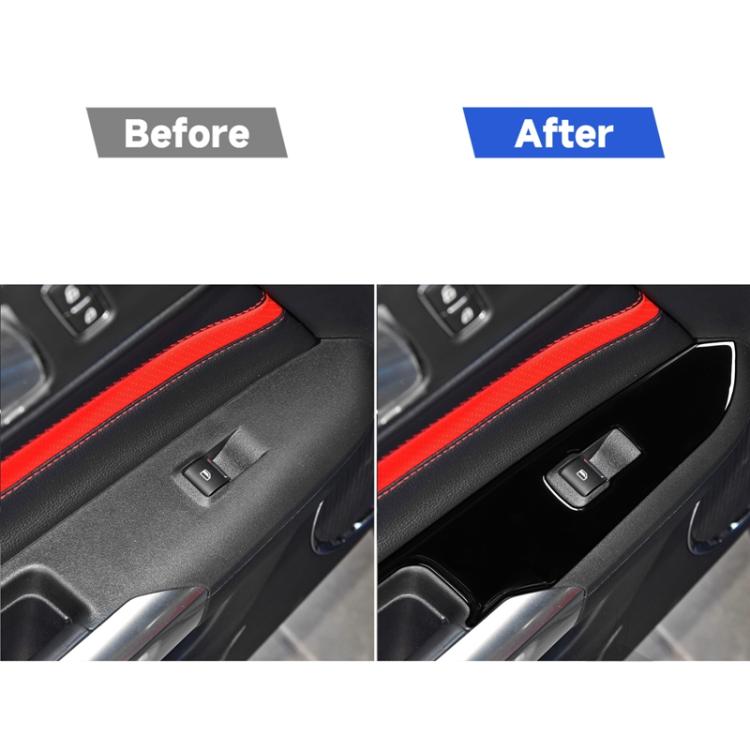 For Ford Mustang 2015-2020 Car Window Lift Panel Decorative Sticker, Right Drive, Window Lift Panel, Right Drive