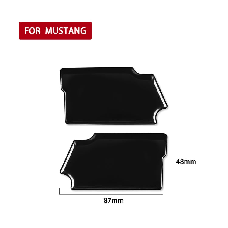 For Ford Mustang 2015-2020 Car Inside Door Bowl Decorative Sticker, Left and Right Drive Universal, Inside Door Bowl