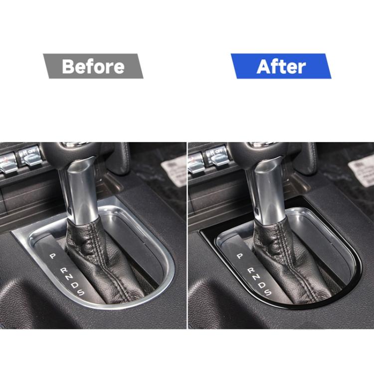 For Ford Mustang 2015-2020 Car Gear Frame Decorative Sticker, Left and Right Drive Universal, Gear Frame