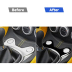 For Nissan 370Z Z34 2009- Car Manual Gear Console Panel Decorative Sticker, Left and Right Drive Universal, Manual Gear Console Panel