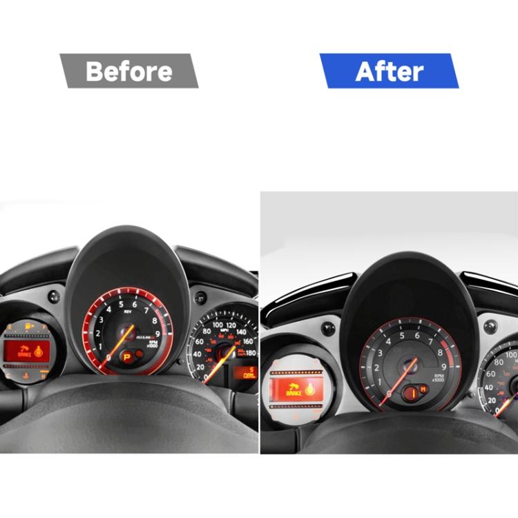 For Nissan 370Z Z34 2009- Car Dashboard Decorative Sticker, Left and Right Drive Universal, Dashboard