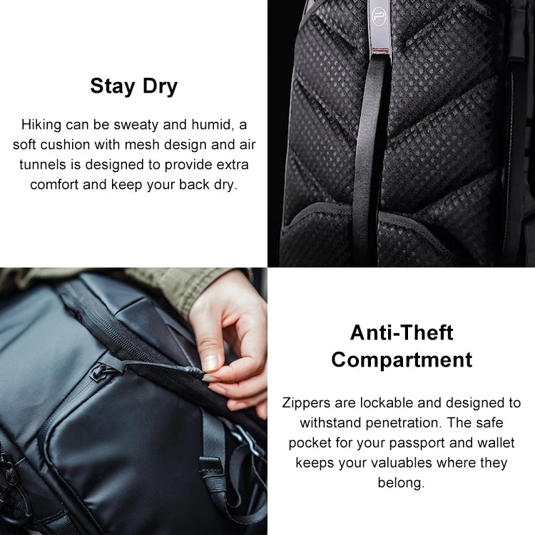 PGYTECH P-CB-020 2 in 1 Waterproof  Shockproof Outdoor Dual Shoulders Backpack + Single Shoulder Bag, P-CB-020