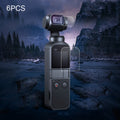 6 PCS Lens Protector + Screen Tempered Glass Film for DJI OSMO Pocket Gimbal, 6PCS Lens Protector