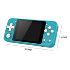 Powkiddy Q90 3.0 inch IPS Screen Retro Joystick Handheld Game Console with 16GB Memory, Q90 / White, Q90 / Blue
