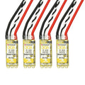 4 PCS Flycolor Raptor 390 30A 2-4S Electric Speed Controller, 390 30A 4 PCS