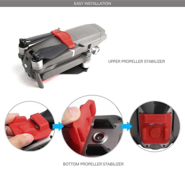 Sunnylife M2-Q9143 Propeller Stabilizers for DJI Mavic 2 Pro / Zoom, For DJI Mavic 2 Pro / Zoom, For DJI Mavic 2 Pro / Zoom(Red)