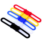 5 PCS Bike Bicycle High Strength Straps Holder For Cellphone Lights Computer, Random Color Delivery, 5 PCS Bicycle Strength Straps Holder