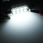 2 PCS 36mm Festoon 3W 300LM White Light 8 LED 3528 SMD Canbus Error-Free Car Reading Lamps,  DC 12, 36mm