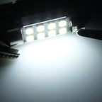 2 PCS 41mm Festoon 3W 300LM White Light 8 LED 3528 SMD Canbus Error-Free Car Reading Lamps,  DC 12, 41mm