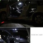 2 PCS 41mm Festoon 3W 300LM White Light 8 LED 3528 SMD Canbus Error-Free Car Reading Lamps,  DC 12, 41mm