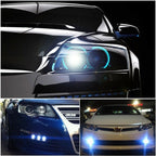 3.5 inch DC 12V 10W 900LM 7000K Car Angel Eyes Fog Lamp Foglight(White Light + White Light), 3.5 inch