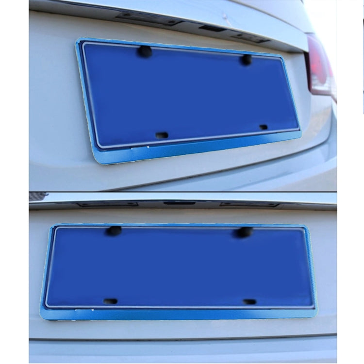 2 PCS Car License Plate Frames Car Styling License Plate Frame Aluminum Alloy Universal License Plate Holder Car Accessories