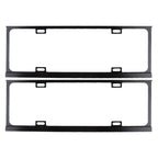 2 PCS Car License Plate Frames Car Styling License Plate Frame Magnesium Alloy Universal License Plate Holder Car Accessories, Magnesium Alloy, Magnesium Alloy License Plate Holder