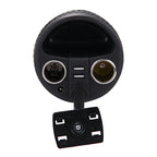 Olesson 2 in 1 Car Charger Cup Holder PowerCup Phone / Tablet Holder + 2.1A / 1A Dual-USB Ports Car Cigarette Lighter Socket Car Charger, 1629
