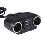 Olesson 2.1A / 1A Dual-USB Ports Car Cigarette Lighter Socket Car Charger, 1630
