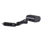Olesson Streamlined Design 1.2A USB Car Cigarette Lighter Socket Car Charger with Color LED Light, 1631