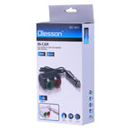 Olesson Streamlined Design 1.2A USB Car Cigarette Lighter Socket Car Charger with Color LED Light, 1631