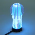 Crystal Double Light Car Breathing Racing Dash LED Magic Lamp Gear Head Shift Knob with Base, Size: 8.2 * 4.5 * 3.0 cm(Green Light + Blue Light), Size: 8.2 * 4.5 * 3.0 cm(Green), Size: 8.2 * 4.5 * 3.0 cm(Purple), Size: 8.2 * 4.5 * 3.0 cm(Red)
