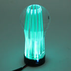 Crystal Double Light Car Breathing Racing Dash LED Magic Lamp Gear Head Shift Knob with Base, Size: 8.2 * 4.5 * 3.0 cm(Green Light + Blue Light), Size: 8.2 * 4.5 * 3.0 cm(Green), Size: 8.2 * 4.5 * 3.0 cm(Purple), Size: 8.2 * 4.5 * 3.0 cm(Red)