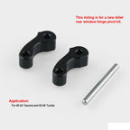 OT243 2 PCS Aluminum Alloy Window Latch Hinge Pivot for 95-04 Tacoma 00-06 Tundra Rear Quarter BL, OT243