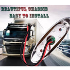 10 PCS DC 10-30V Car Truck Trailer Piranha 3-LED Side Marker Indicator Lights Bulb Lamp, Light Color: Red, 10 PCS Red Light